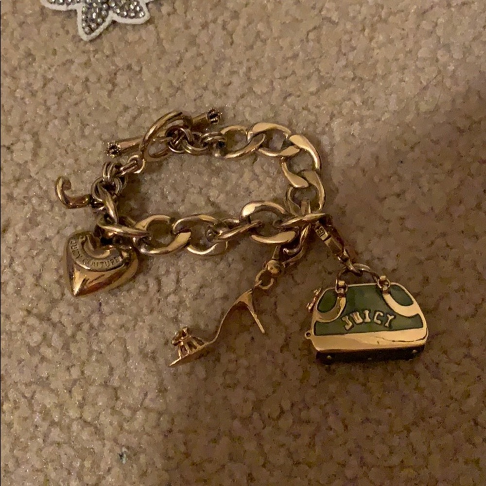 Juicy couture bracelet with RARE charms!!!!